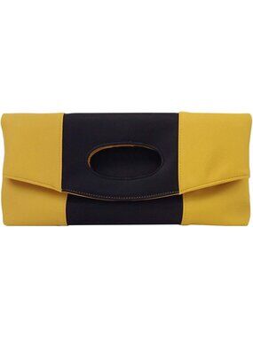 Color Block Fold Over Clutch Bag | Stylish Evening Purse | Trendy Accessory